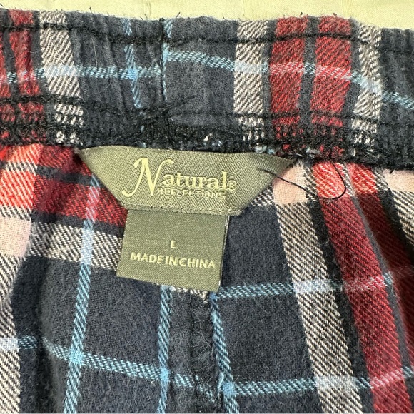 Natural Reflections Sleepwear Multicolor Pajamas Plaid Pants - Picture 10 of 11